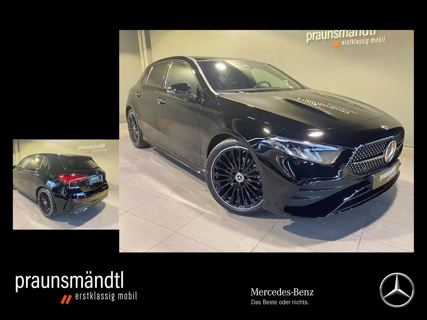 Mercedes-Benz A 200 d AMG Night Pano/Kamera/19"/Totw/MBUX/Ambi Schwarz - 1