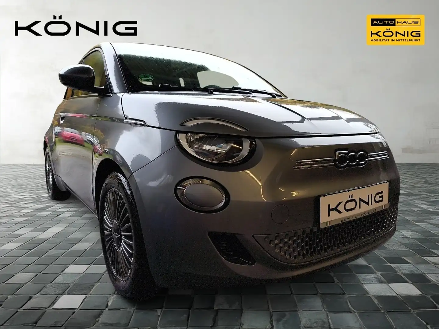 Fiat 500e 3+1 MY23 118PS 42kWh KLIMA*CARPLAY*TEMPOMAT Grau - 2