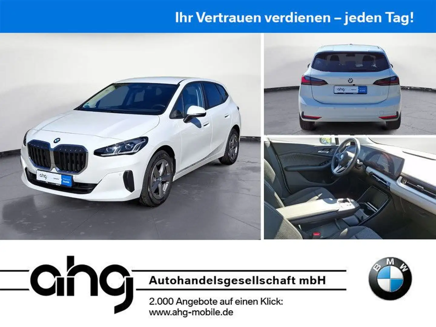 BMW 216 Steptronic DCT Komfortzugang Weiß - 1