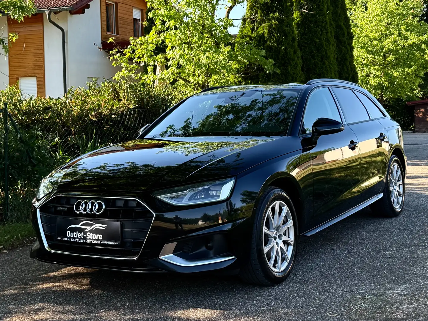 Audi A4 40TDIquattro*Sportsitze*AHK*Navi*ACC*Garantie*TOP* Schwarz - 1