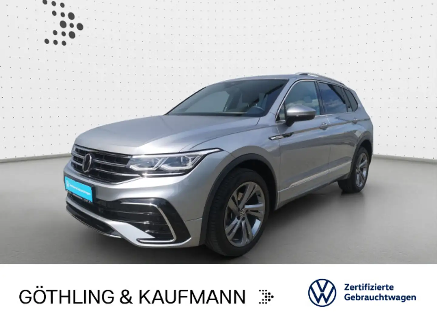 Volkswagen Tiguan Allspace R-Line 4M 2.0 TDI 110kW*PANO*AHK Zilver - 1