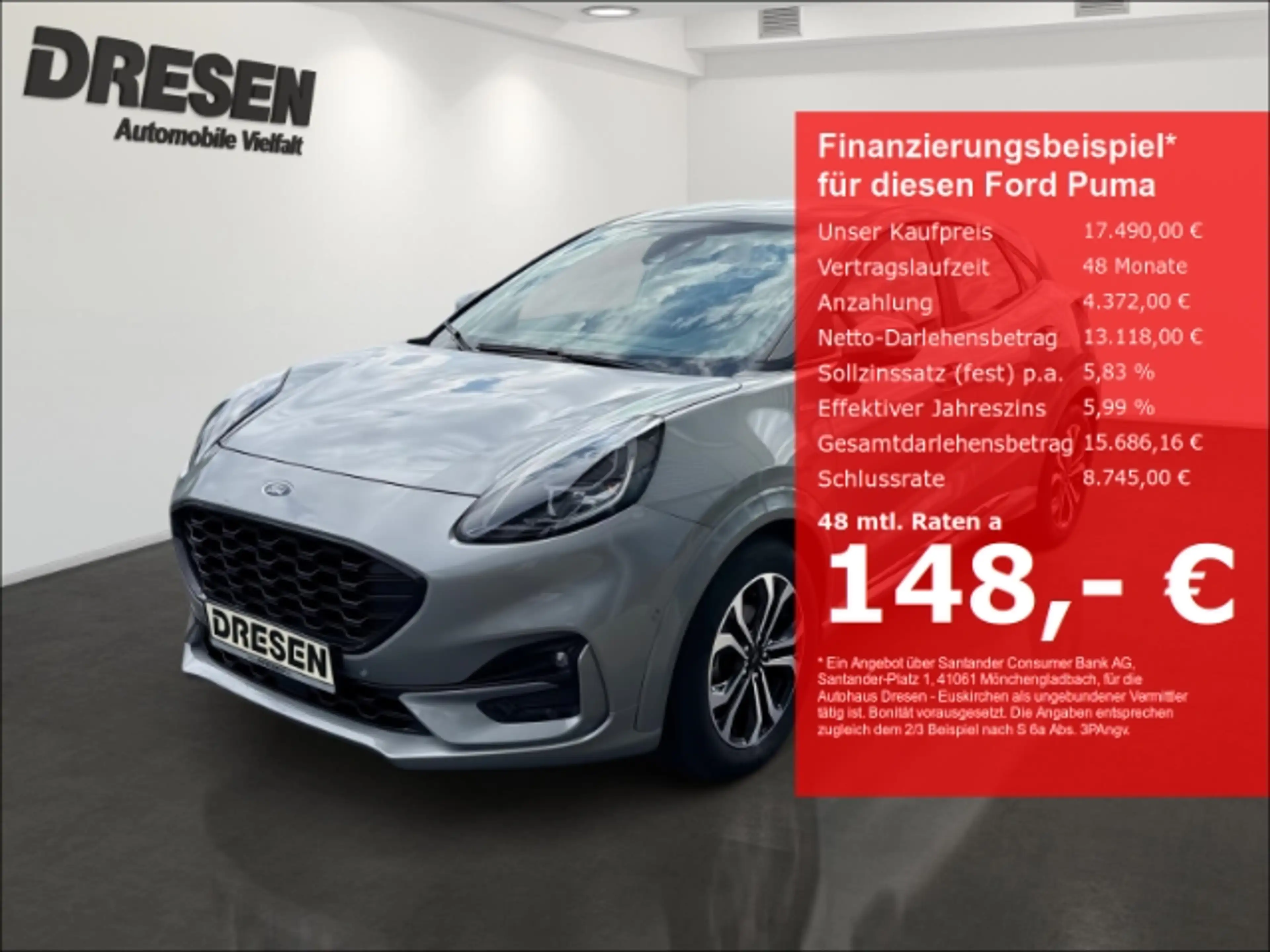 Ford Puma ST-Line 1.0 Mild-Hybrid 125PS/Kamera/Navi
