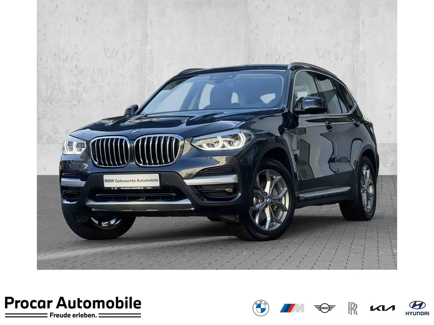 BMW X3 xDrive30e AdapLED PA LC+ AHK Tempomat DAB Shz Gris - 1