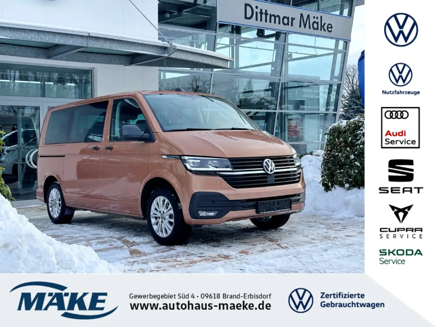 Volkswagen T6.1 Multivan 2.0 TDI ''Trendline'' DSG AHK ACC RFK Bronze - 1