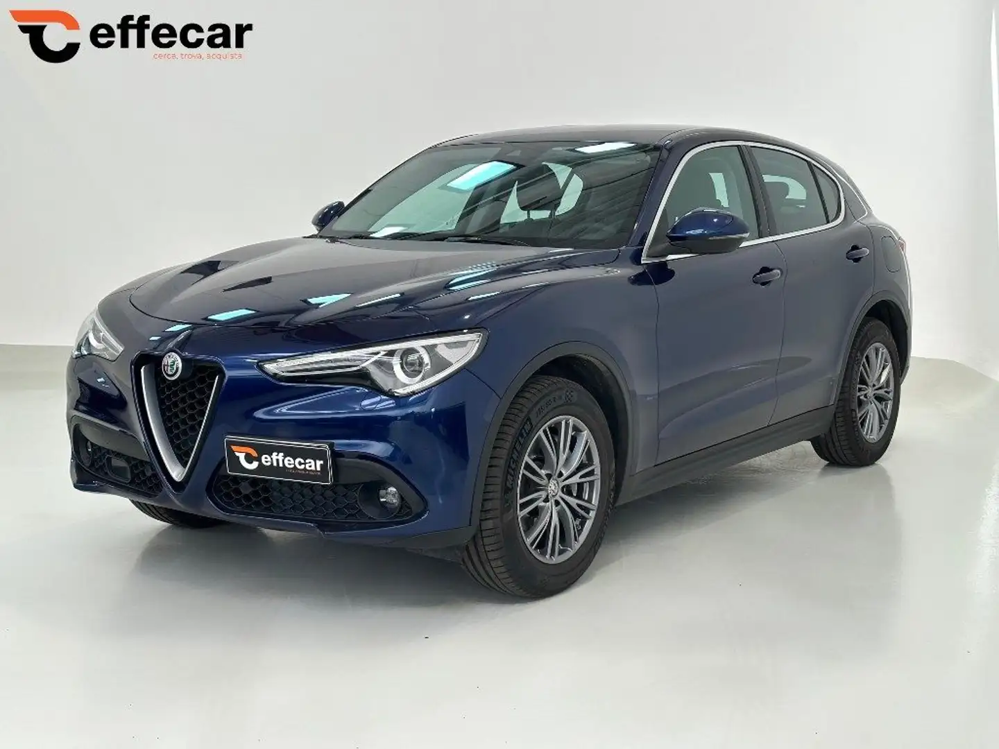 Alfa Romeo Stelvio 2.2 Turbodiesel 210 CV Q4 AT8 Sport Edition Blauw - 1
