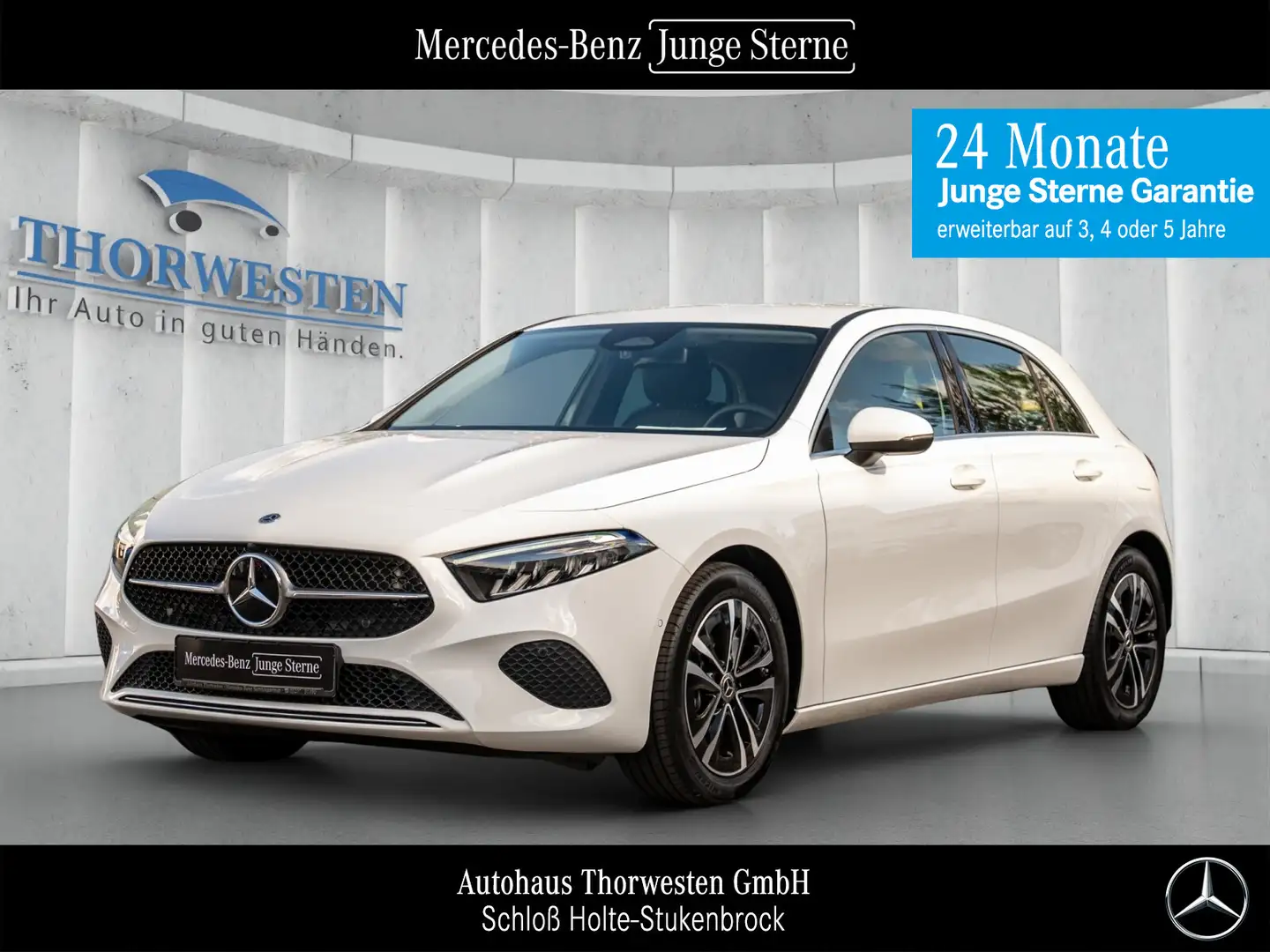 Mercedes-Benz A 200 A 200 Progressive Advanced AHK WINTER Weiß - 1