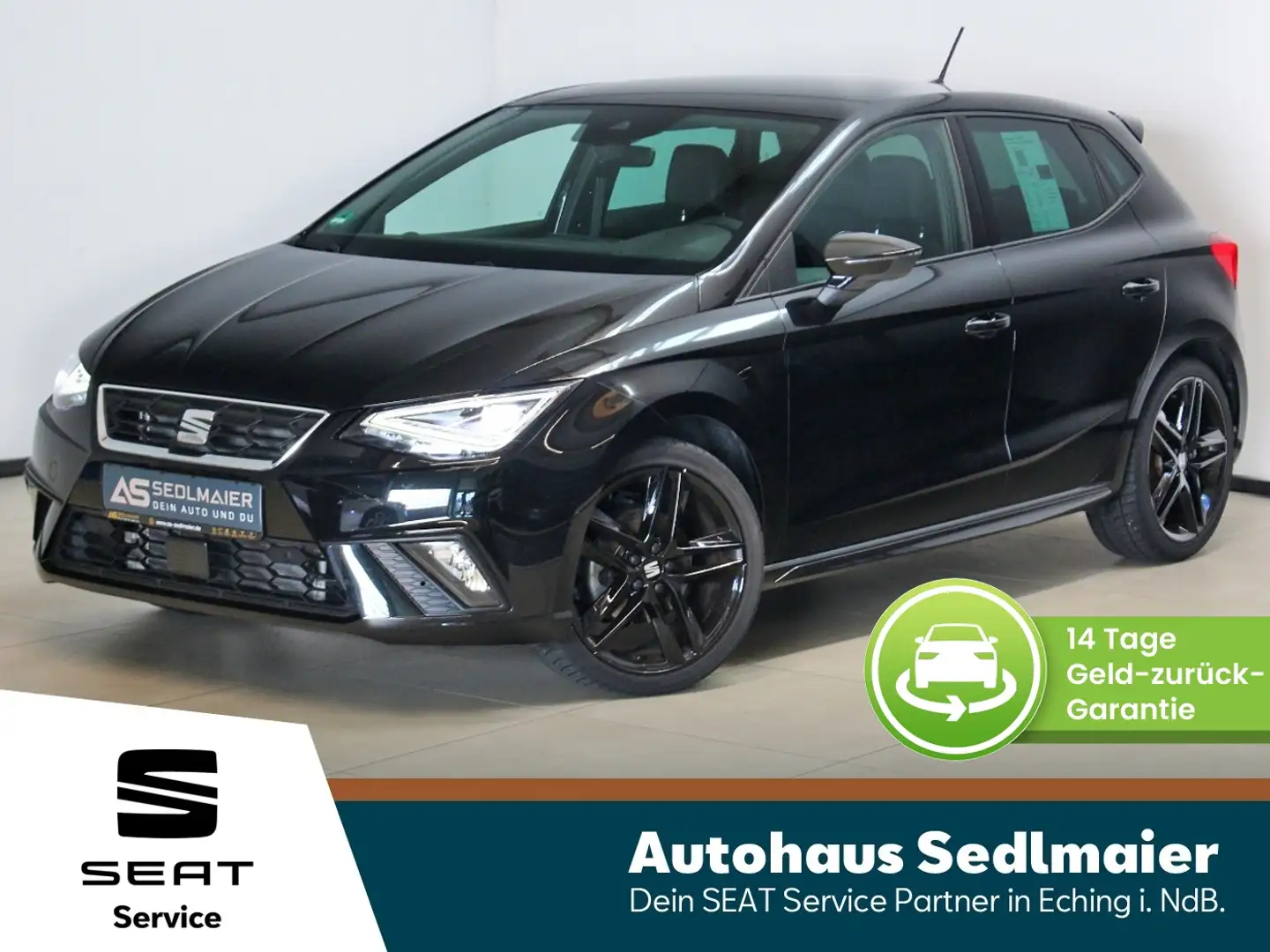 SEAT Ibiza 1.5 TSI FR Pro RCam|ACC|NAV|SHZ|APP|SPORT Schwarz - 1