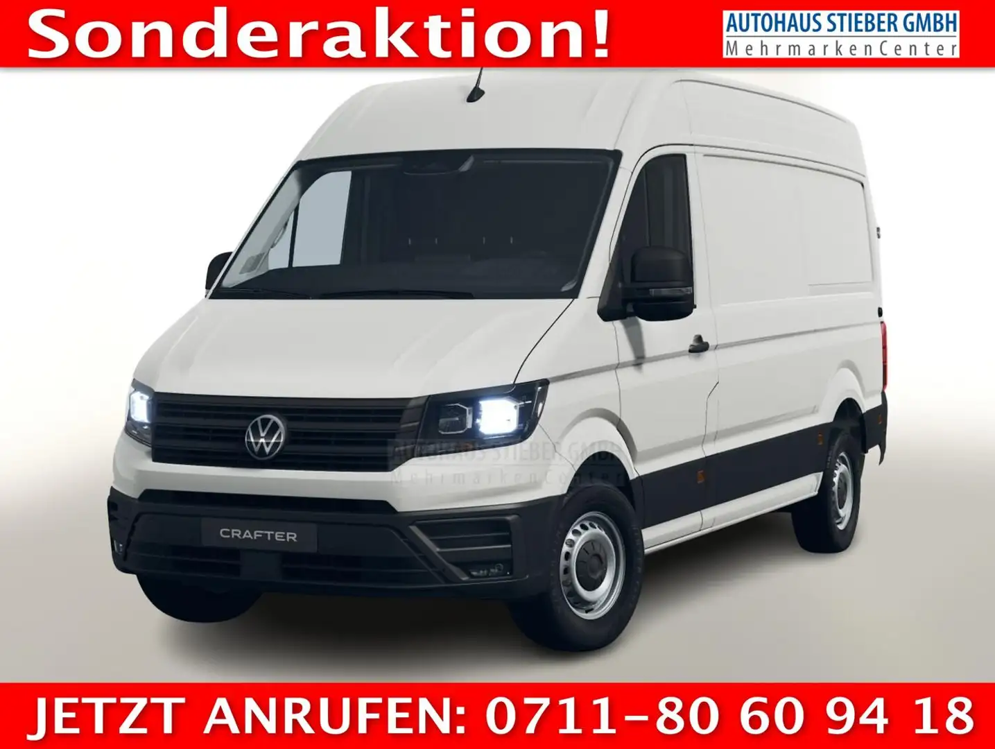 Volkswagen Crafter 35 2.0 TDI 140 L3H3 PDC Temp 3S FACELIFT 103 kW... Weiß - 1