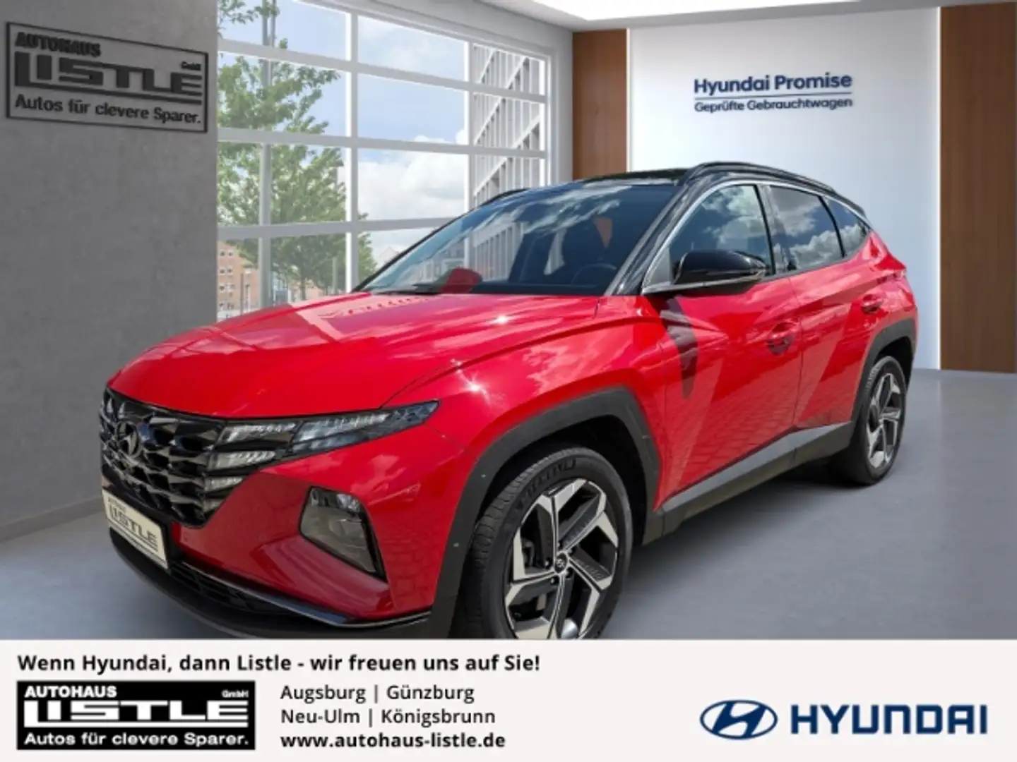 Hyundai TUCSON Trend Plug-In Hybrid 4WD 1.6 T-GDI +NAVI+KLIMA+UVM Rouge - 1