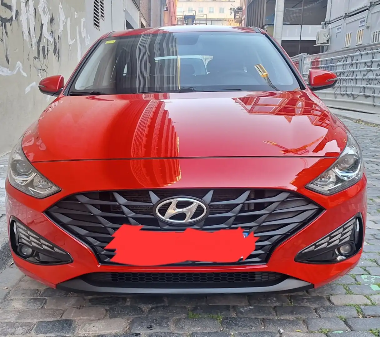 Hyundai i30 1.0 TGDI Klass 48V 120 Rojo - 2
