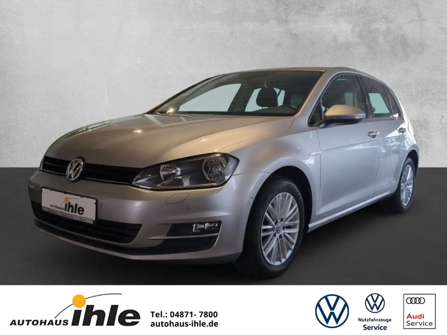 Volkswagen Golf VII Cup 1,2 TSI CLIMATRONIC+SITZHEIZ.+PARKLENKASSI Plateado - 1