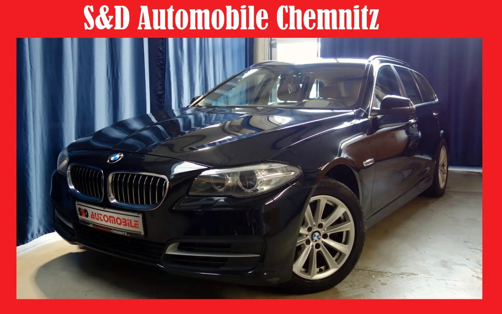 BMW 520 Baureihe 5 Touring 520d xDrive luxury line Noir - 1