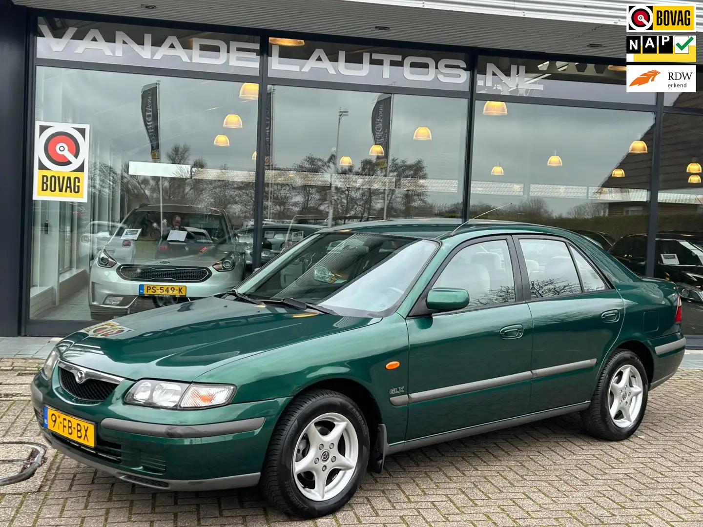 Mazda 626 1.8i GLX Airco LM-Velgen Elek.Pakket NAP NL-Auto N Grün - 1