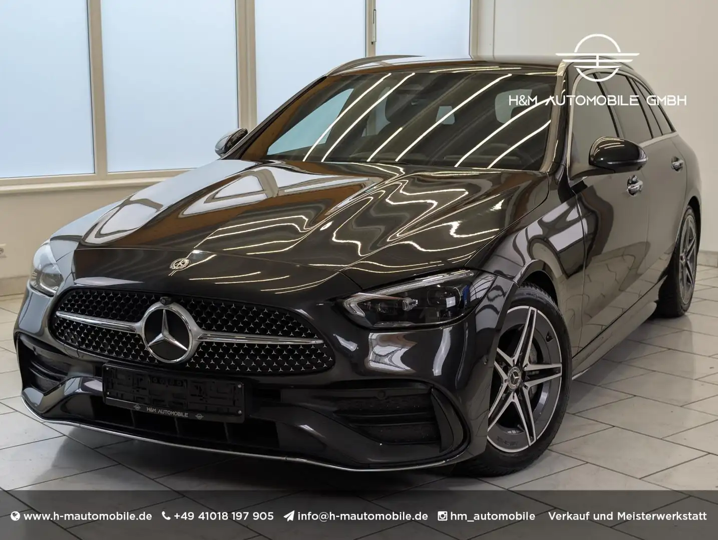 Mercedes-Benz C 200 T AMG - LED/CarPlay/ACC/360 Grau - 1