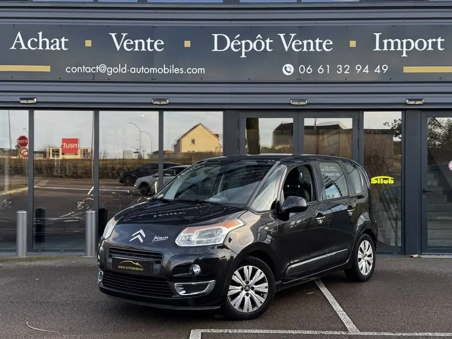 Citroen C3 Citroën Picasso 1.6 HDi90 Exclusive Noir - 1