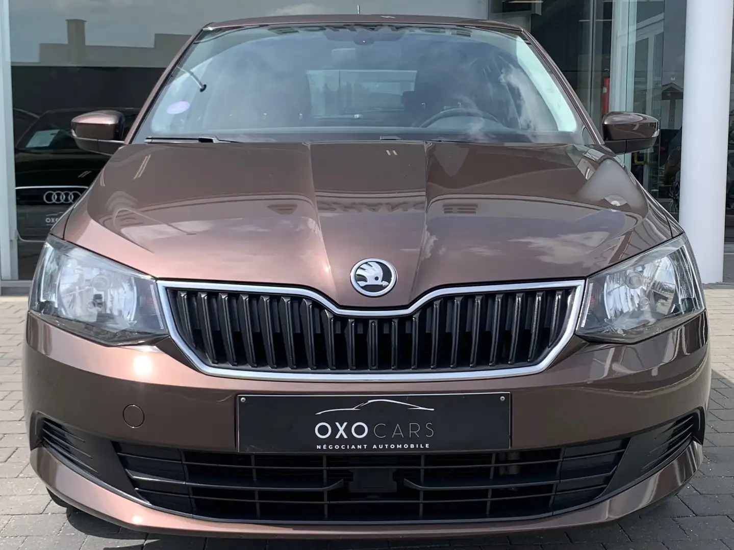 Skoda Fabia 1.0i Essence / Airco / Ecran / Cruise / PDC / Brun - 2