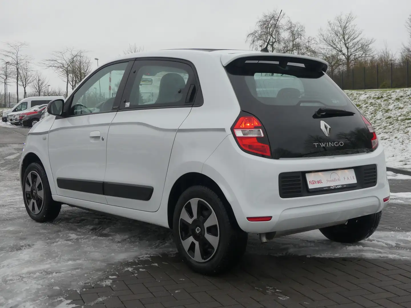 Renault Twingo 1.0 Limited Faltdach Klima Tempomat AUX Weiß - 2