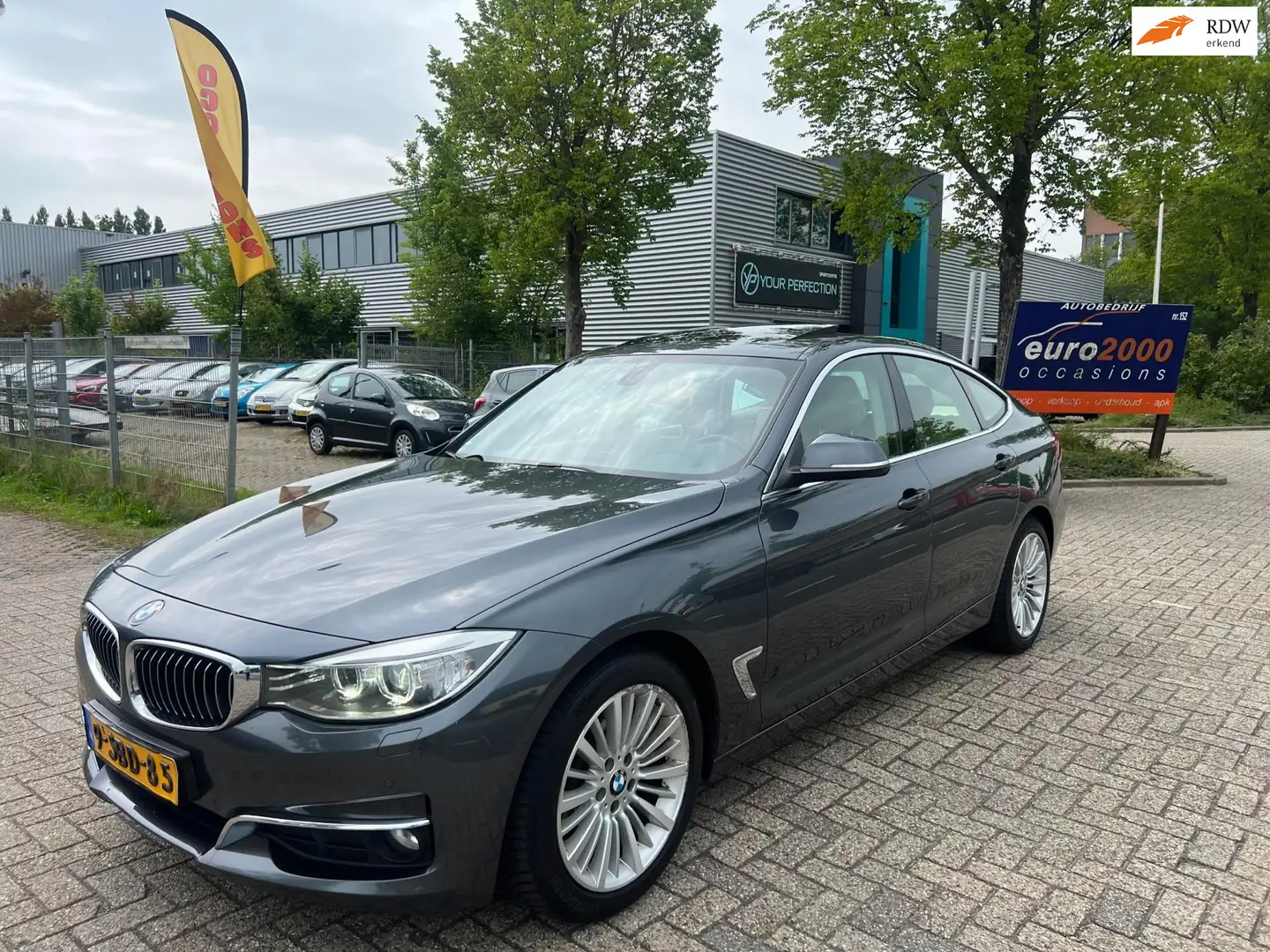 BMW 320 3-serie Gran Turismo 320d High Executive - AUTOMAA Gris - 1