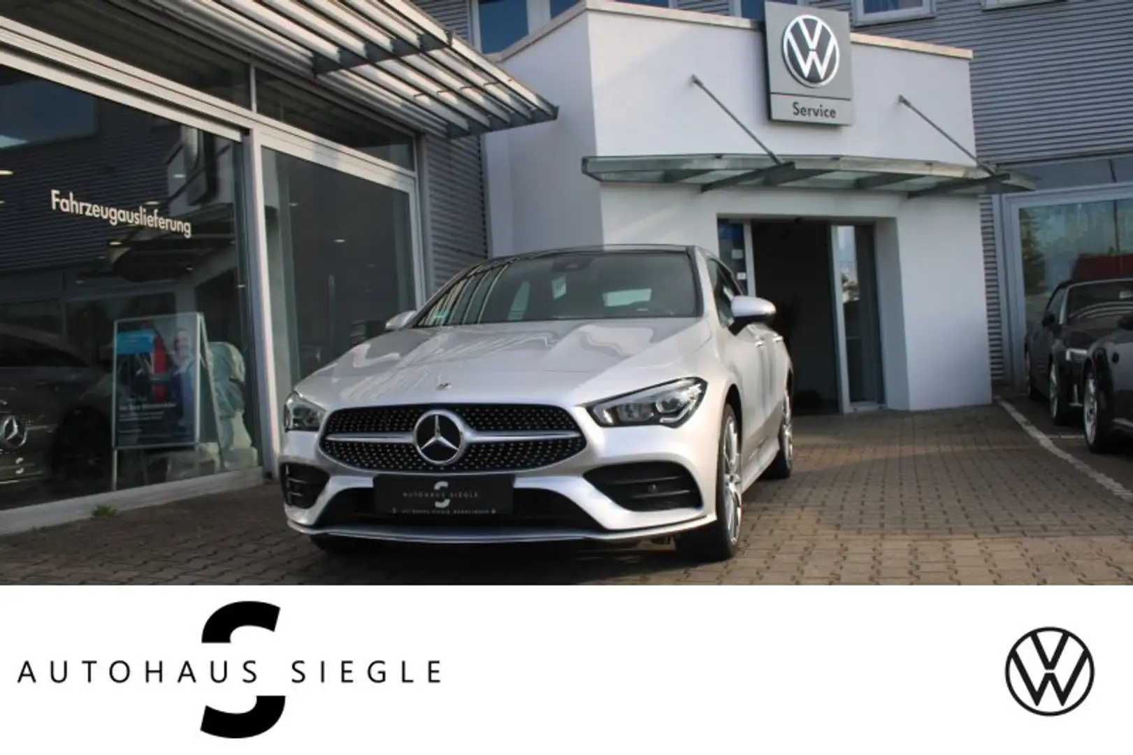 Mercedes-Benz CLA 250 e Shooting Brake AMG Line AHK Navi LED Leder/Alc. Silber - 1