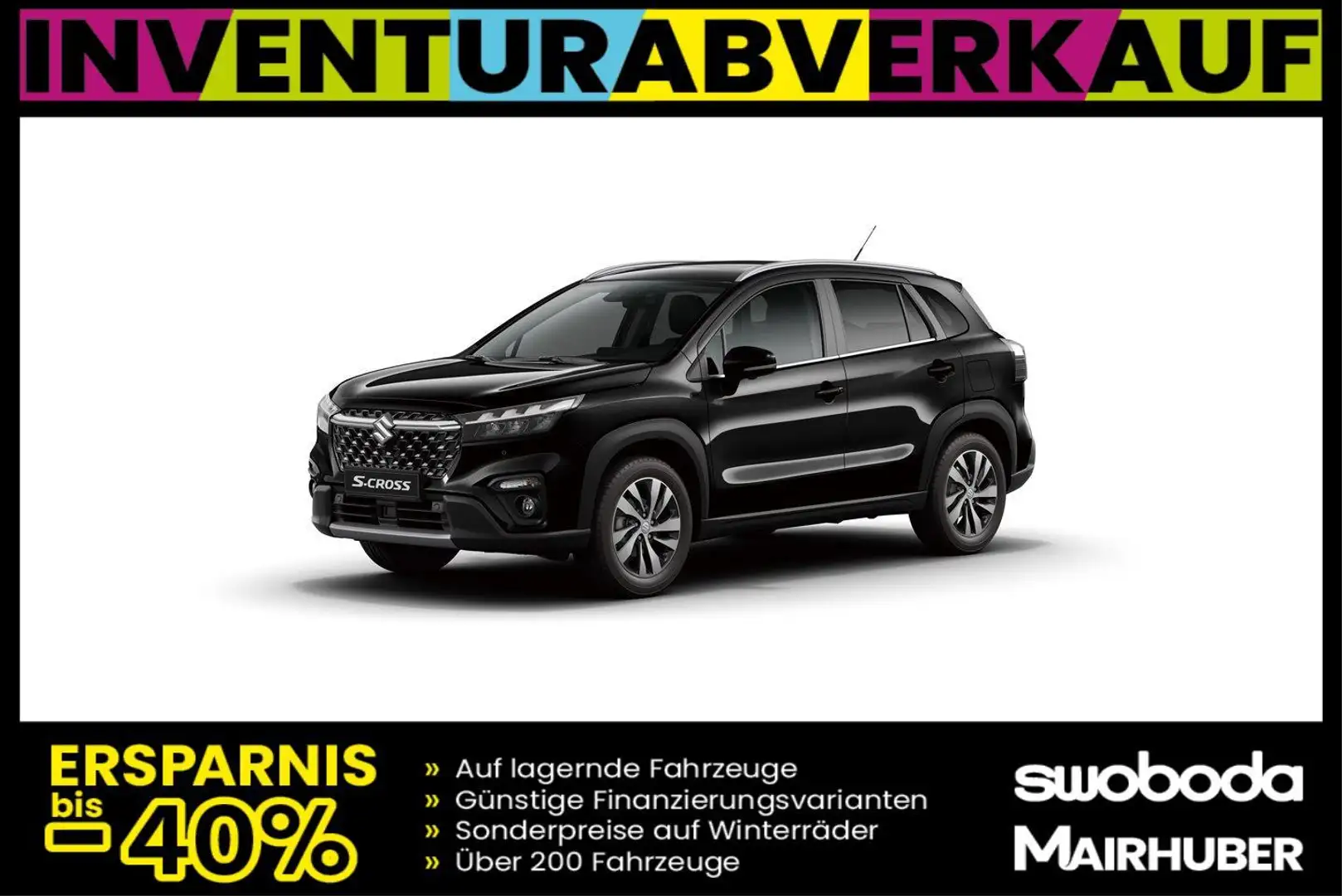 Suzuki S-Cross 1,4 Hybrid ALLGRIP flash Schwarz - 1