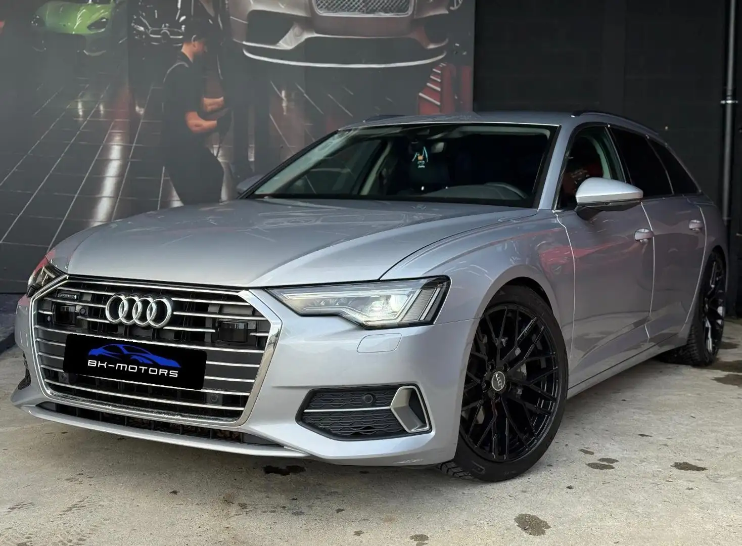 Audi A6 A6 Avant 40 TDI quattro S tronic design Zilver - 1