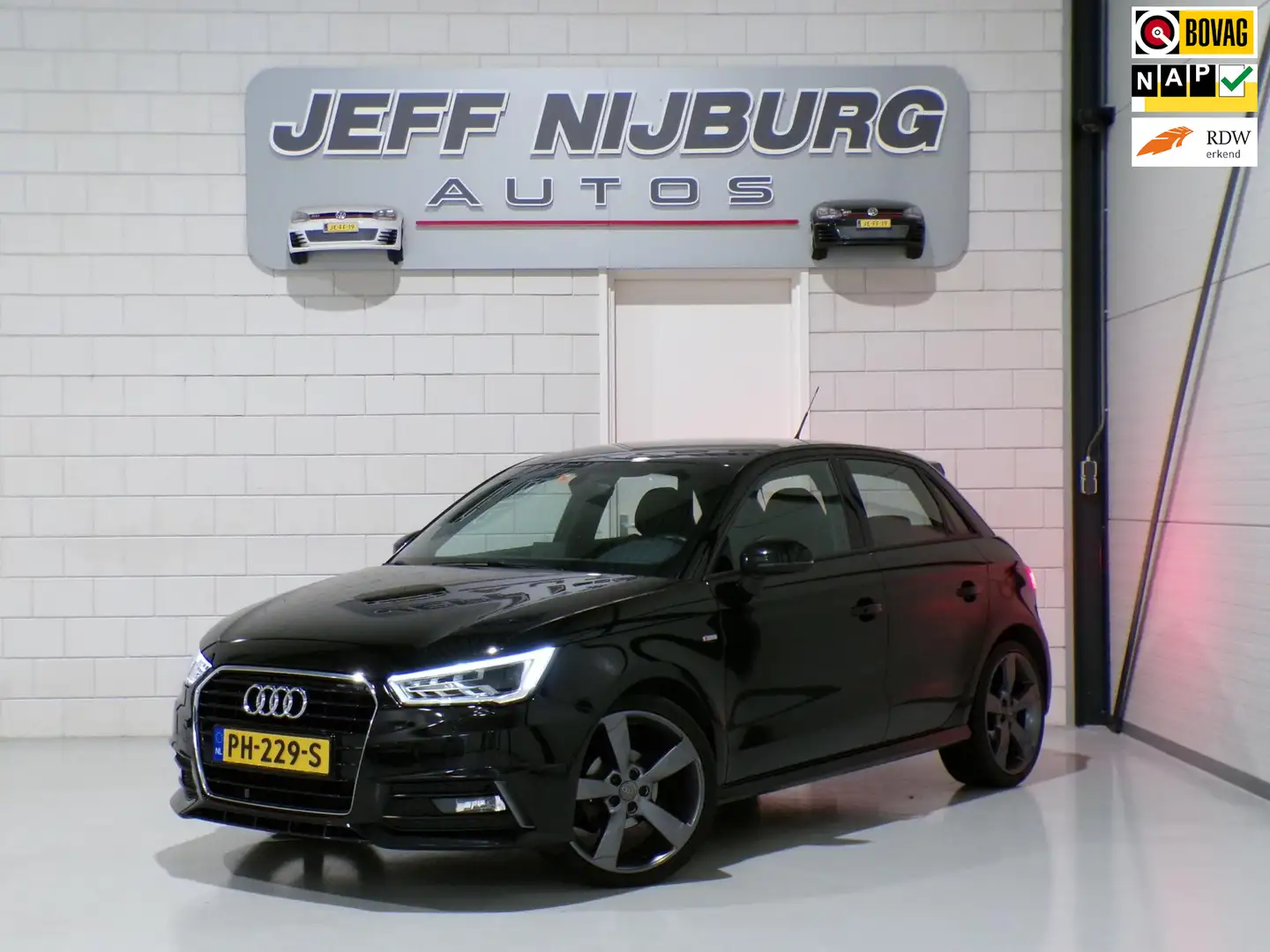 Audi A1 Sportback 1.0 TFSI Sport S line Edition "Origineel Zwart - 1