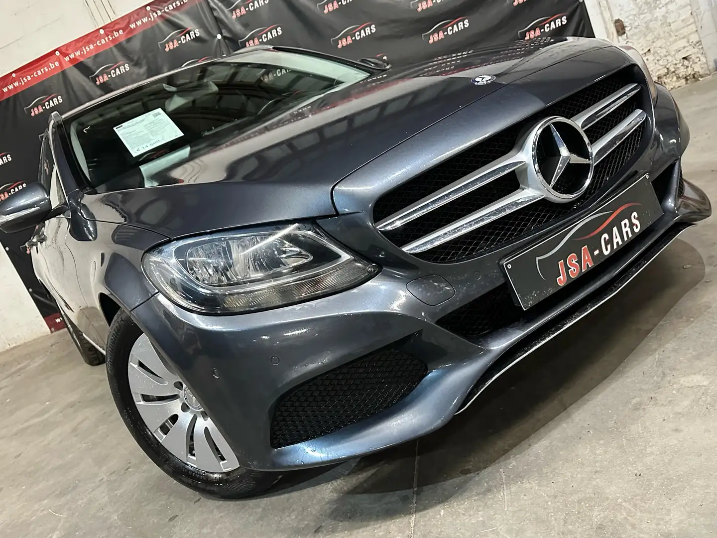 Mercedes-Benz C 200 d//Semi Cuir//Climauto//Navi//Euro6 Grijs - 2