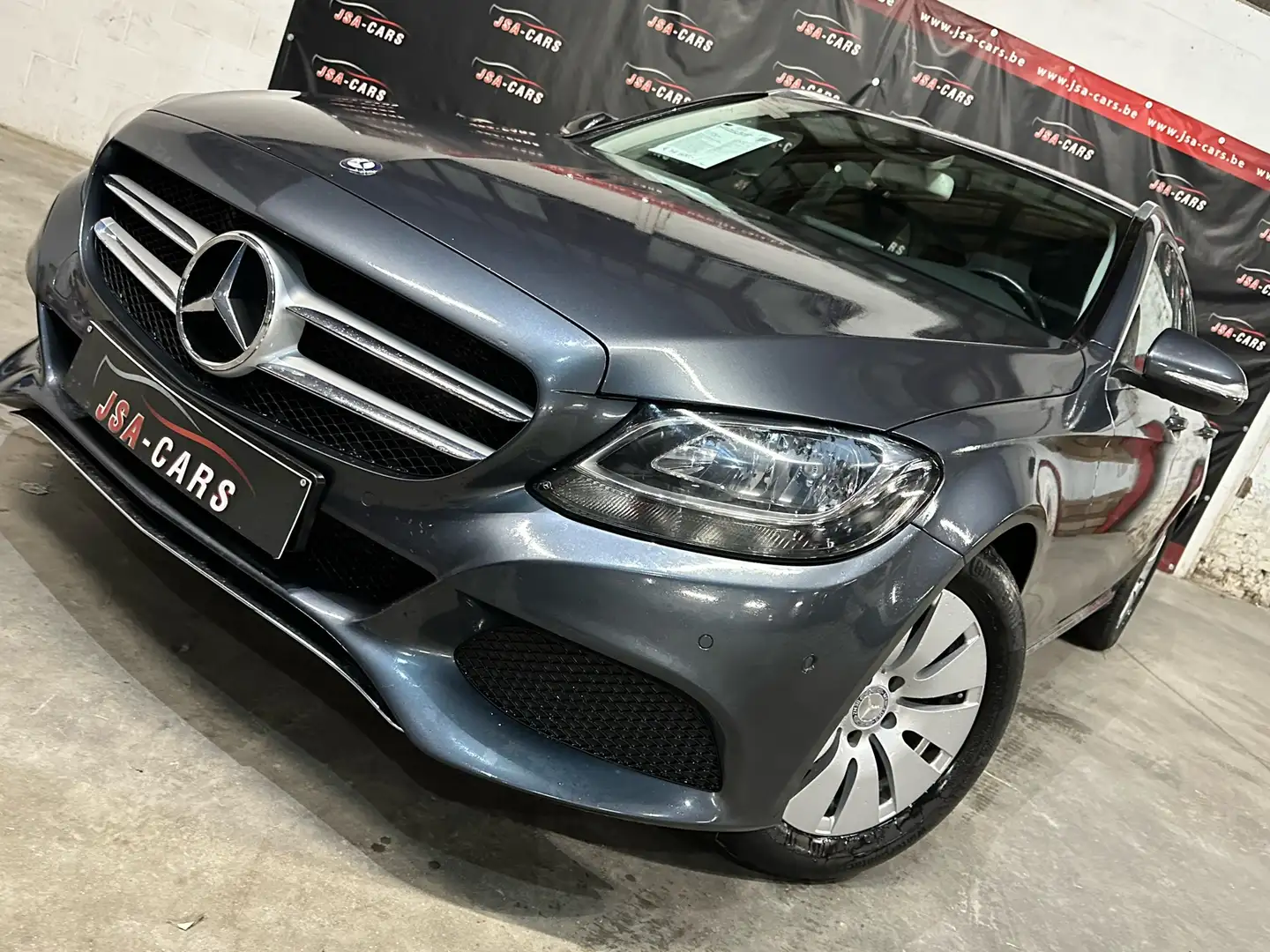 Mercedes-Benz C 200 d//Semi Cuir//Climauto//Navi//Euro6 Grijs - 1