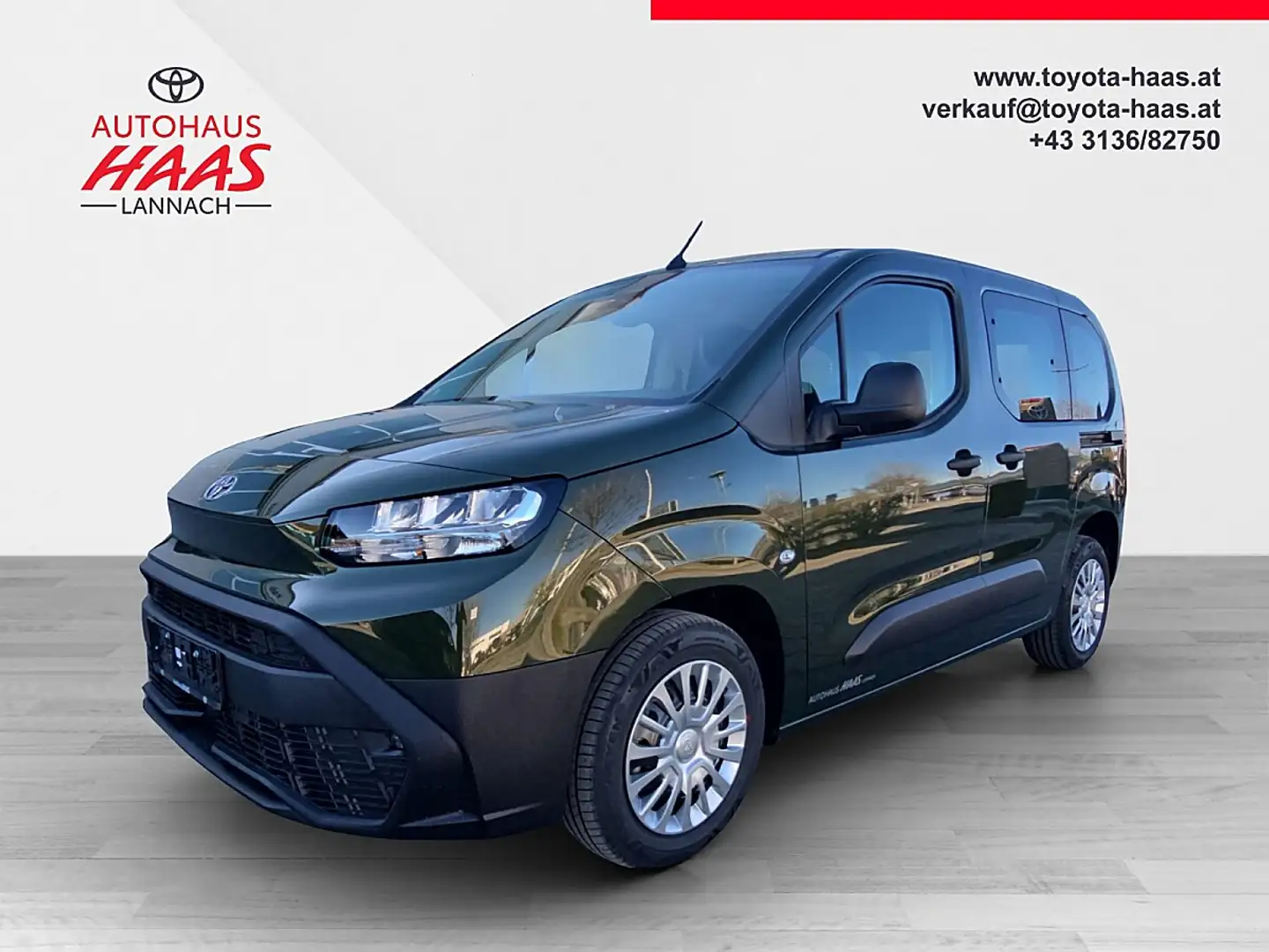 Toyota Proace City Verso L1 1,5 D4D 102 Shuttle Grün - 1