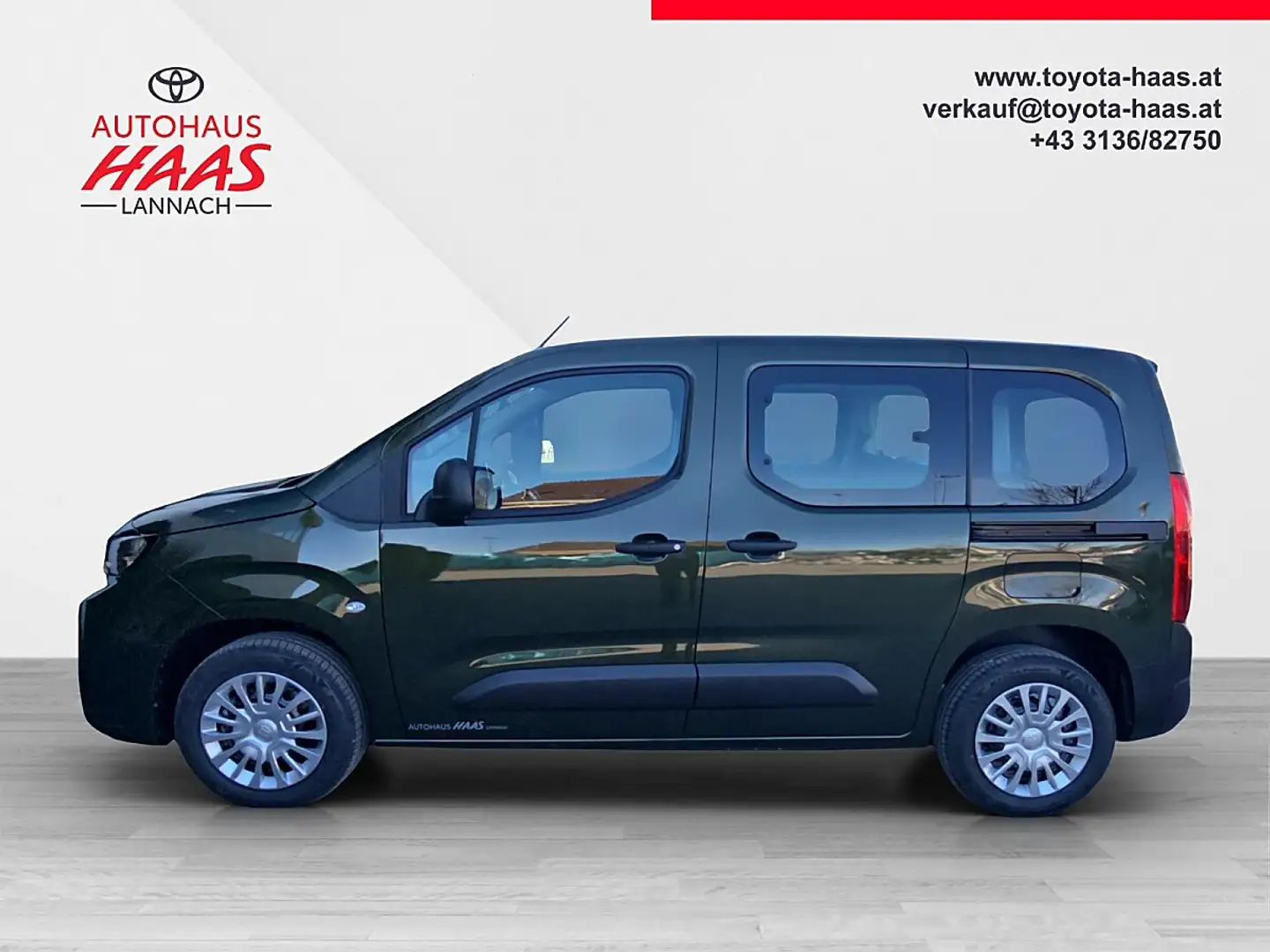 Toyota Proace City Verso L1 1,5 D4D 102 Shuttle Grün - 2