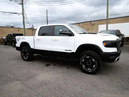 White 2019 RAM 1500 Pickup Truck Four-Wheel Drive Automatic