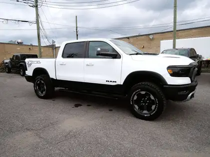 White 2019 RAM 1500 Pickup Truck Four-Wheel Drive Automatic