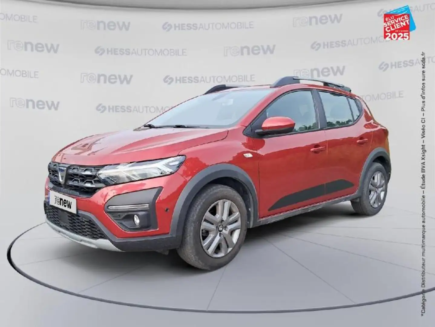 Dacia Sandero 1.0 TCe 90ch Stepway Confort -22 Rouge - 1