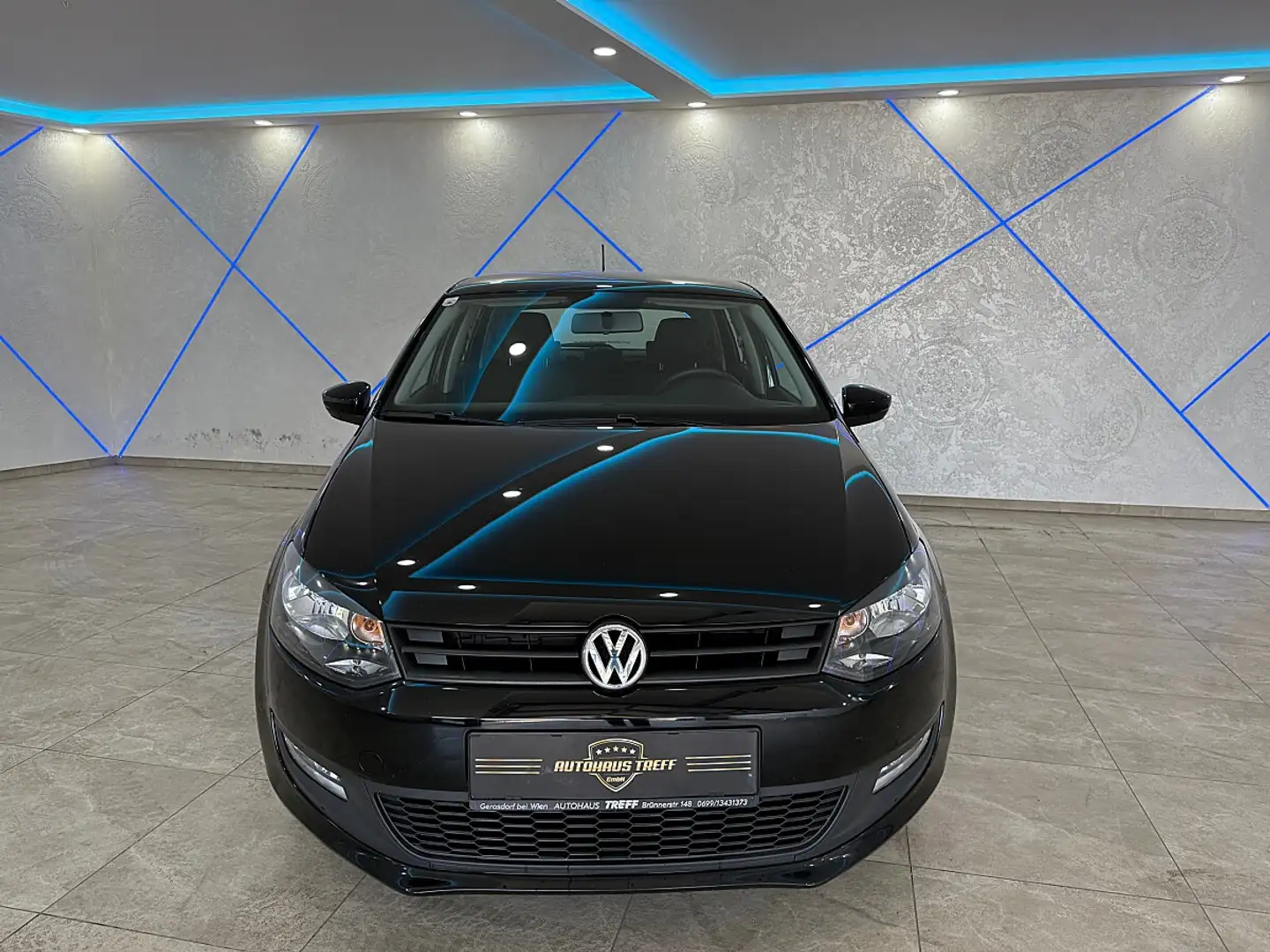Volkswagen Polo Cool 1,2*1.BESITZ*KLIMA*NEUE PÜ* Schwarz - 2