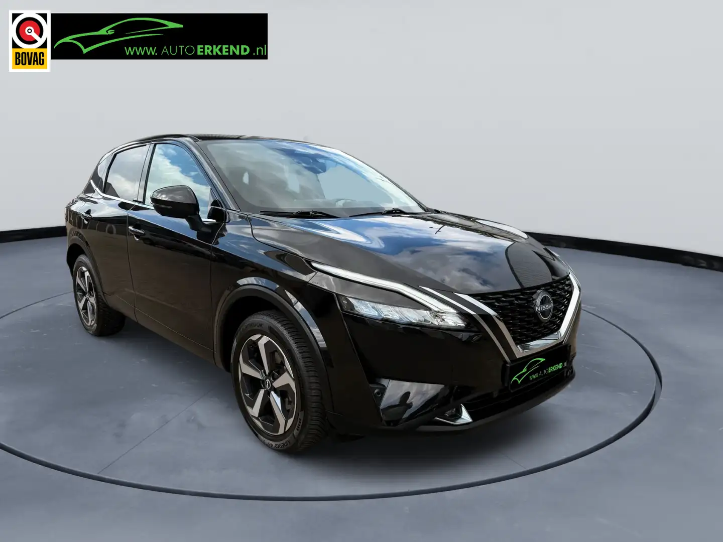 Nissan Qashqai 1.3 MHEV Xtronic N-Connecta hybrid Zwart - 2