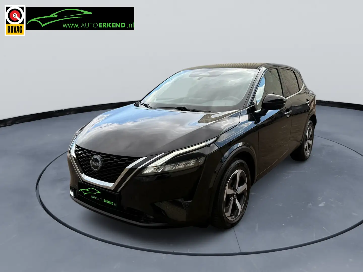 Nissan Qashqai 1.3 MHEV Xtronic N-Connecta hybrid Zwart - 1