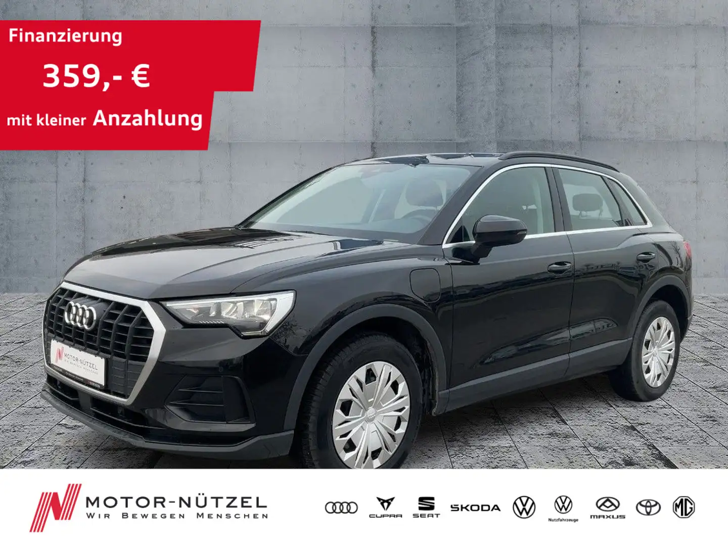 Audi Q3 45 TFSI e S-TRONIC NAVI+2xPDC+GRA+SHZ Schwarz - 1