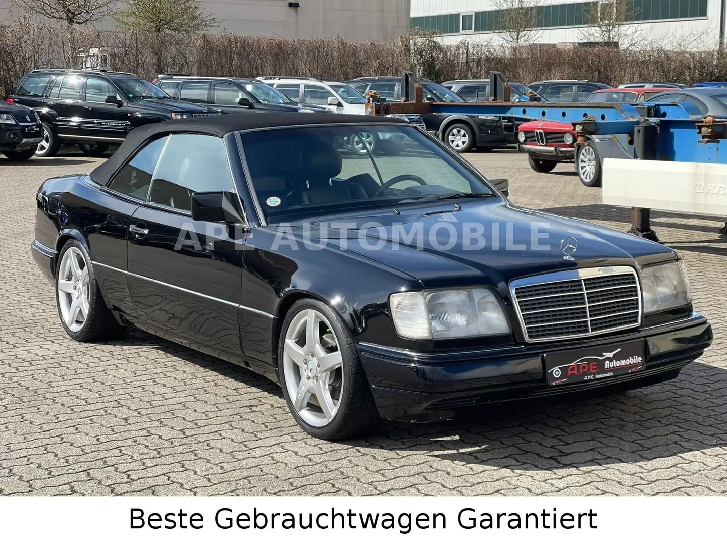 Mercedes-Benz E 220 W124 E220 Cabrio Klima Automatik 040 Schwarz Negro - 1