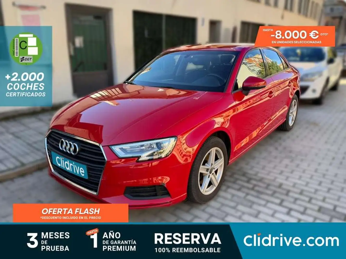 Audi A3 Sedán 30TDI Rojo - 1
