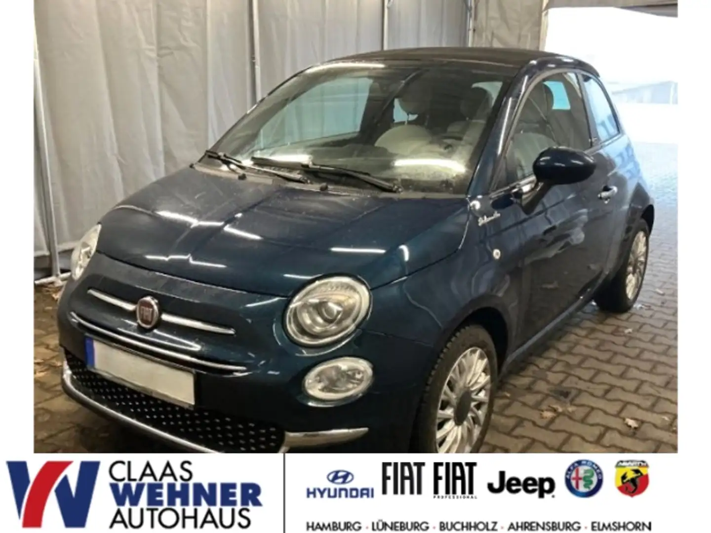 Fiat 500C DolceVita 1.0 Mild Hybrid EU6d UConnect elektron. Blau - 1