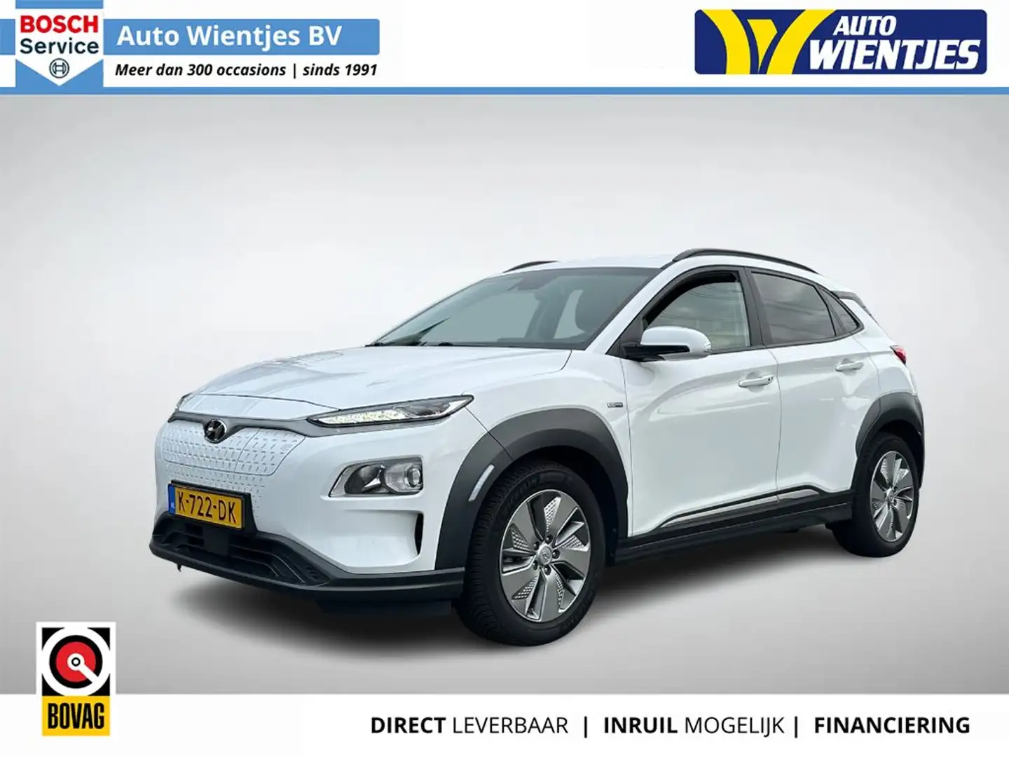 Hyundai KONA EV Fashion 64kWh 3-Fase | SoH 100% | Navi | Camera Blanc - 1