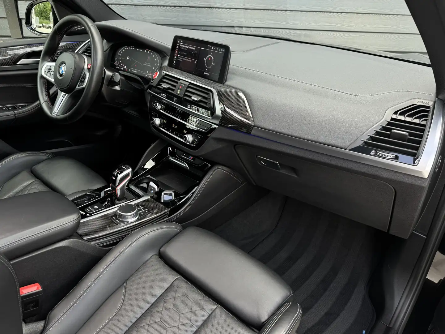 BMW X3 M Competition 510 pk BTW, Panoramadak, Carbon, 21 in Zwart - 2