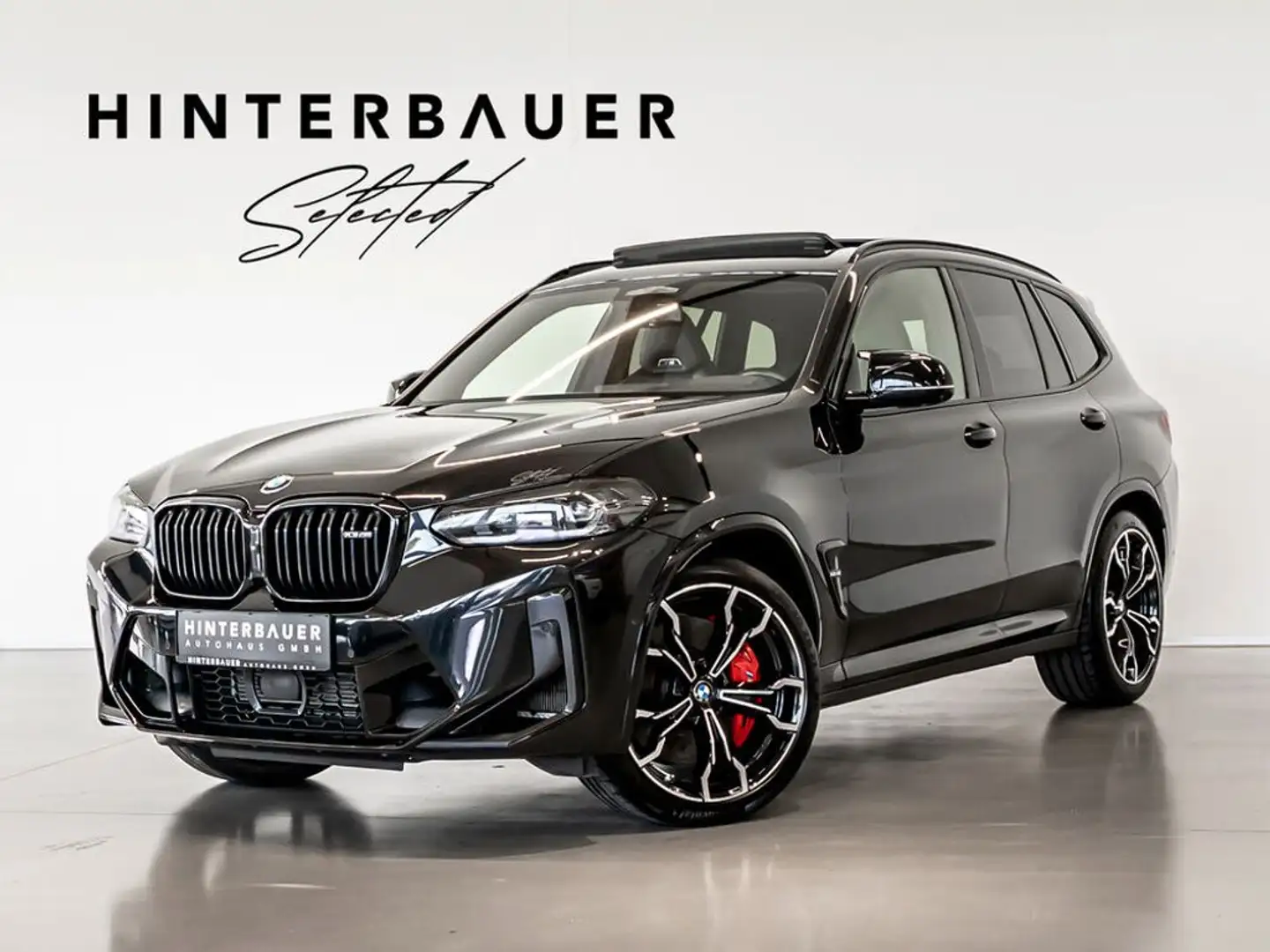 BMW X3 M Competition*AHK*PANO*LED*HEAD-UP*HARMANKARDON Чёрный - 1
