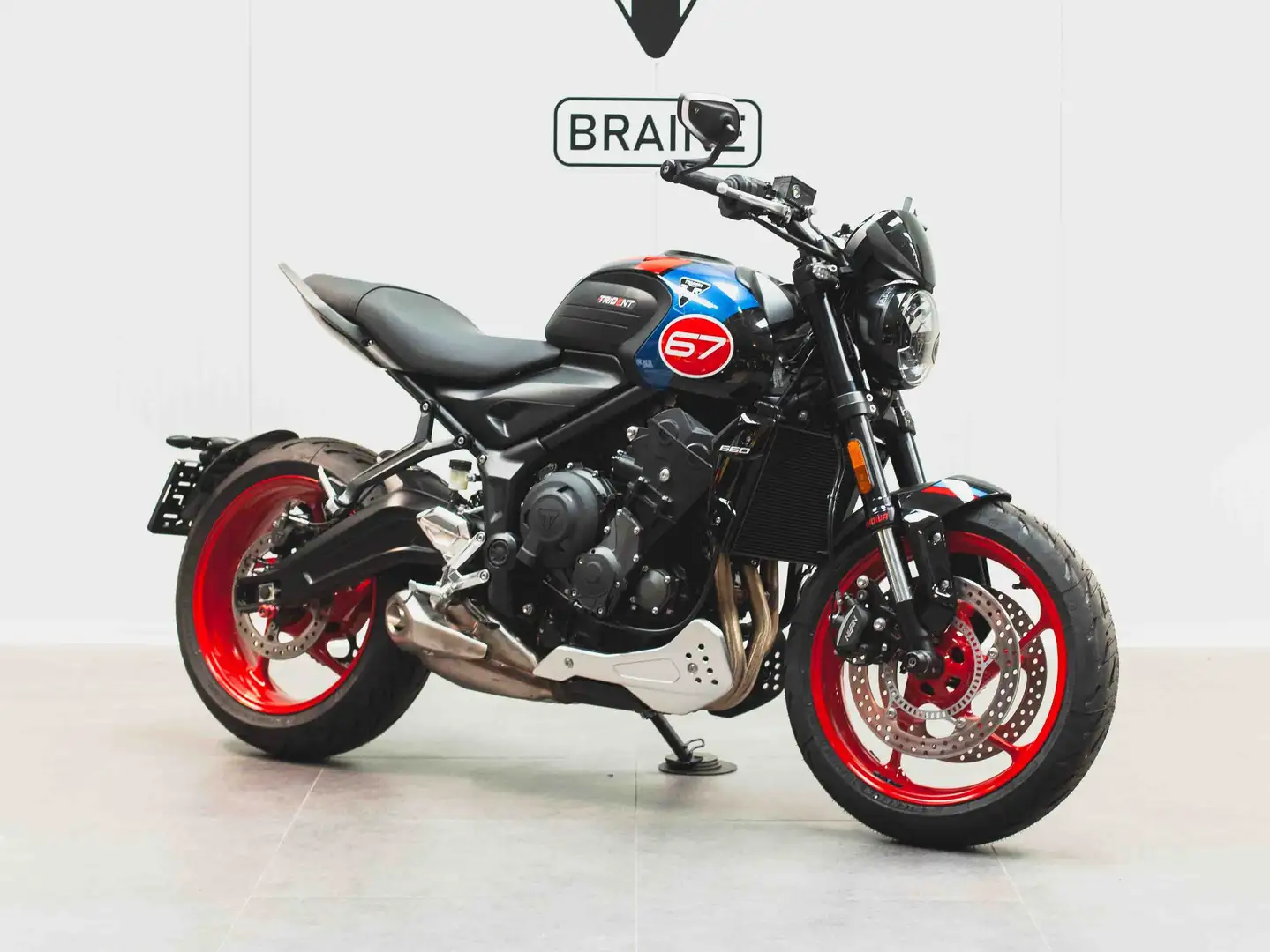 Triumph Trident 660 Triple Tribute 2025 - Réservé Синий - 1