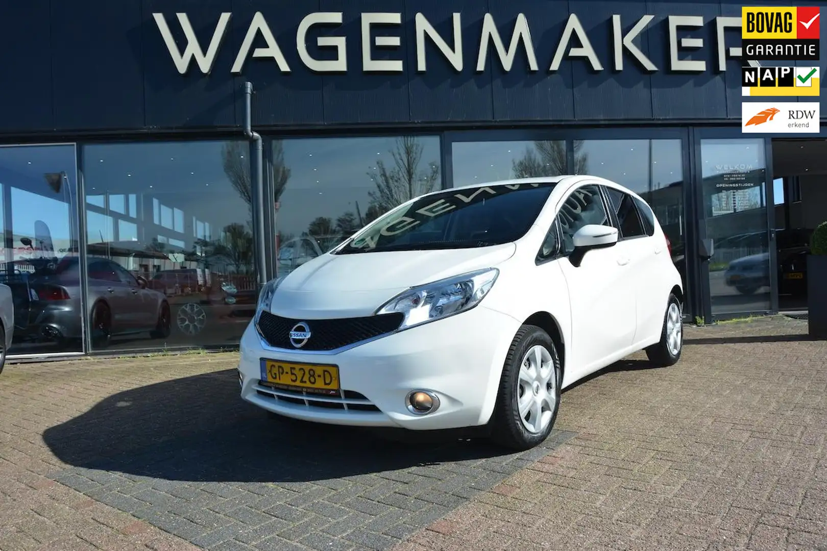 Nissan Note 1.2 Acenta Airco|Cruise|Tel|DealerOH! Wit - 1