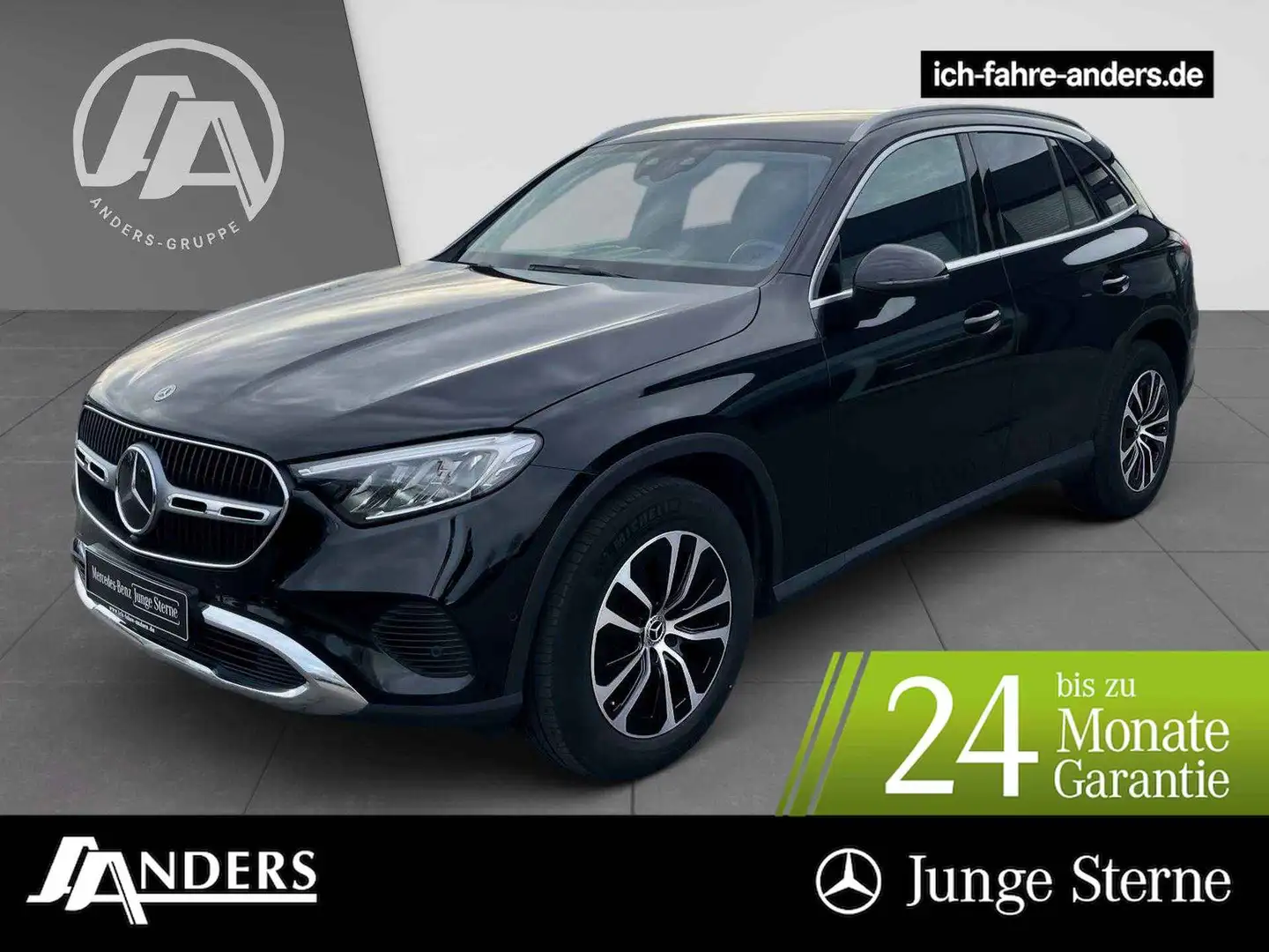 Mercedes-Benz GLC 220 d 4M Avantgarde AdvPLus+Dist+AHK+LED+Kam Schwarz - 1