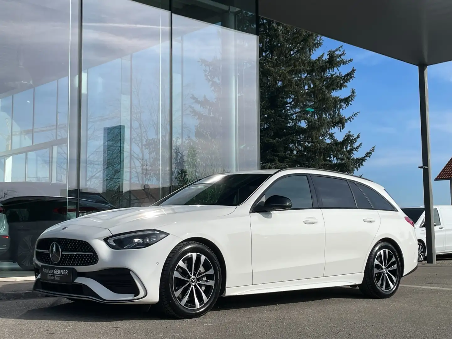 Mercedes-Benz C 220 d T-Modell SpurW ParkAss. LED LM SpurH Weiß - 2