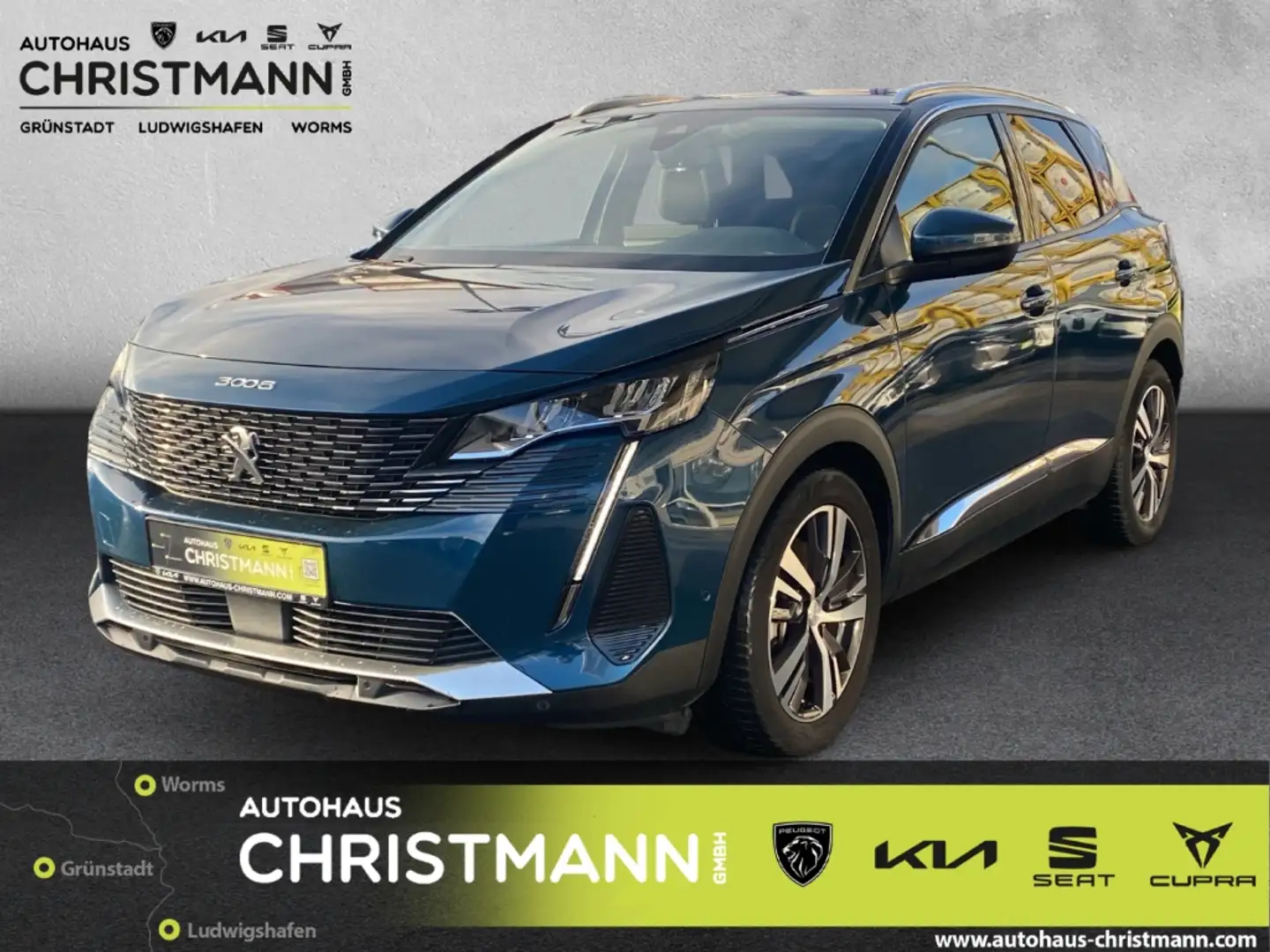 Peugeot 3008 ALLURE 1.6 PLUG-IN HYBRID *ANHÄNGERKUPPLUNG* Blau - 1