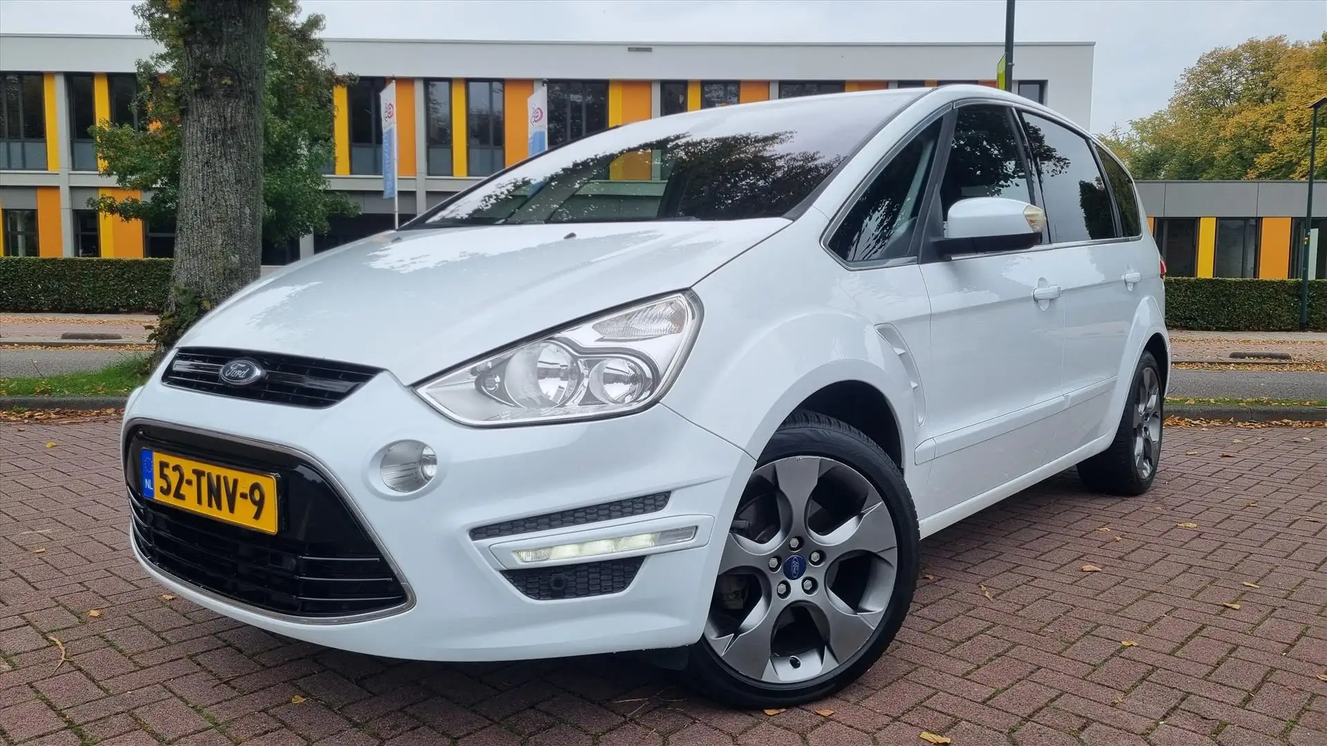 Ford S-Max 1.6i 160pk 7-pers Distr.riem verv./ Pano/Navi Wit - 1