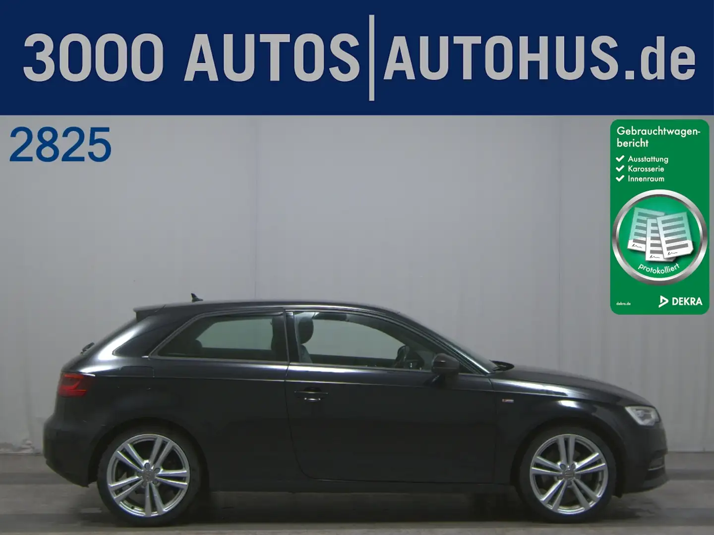 Audi A3 1.8 TFSI S-Line Sportpaket Navi Leder PDC LM Schwarz - 1